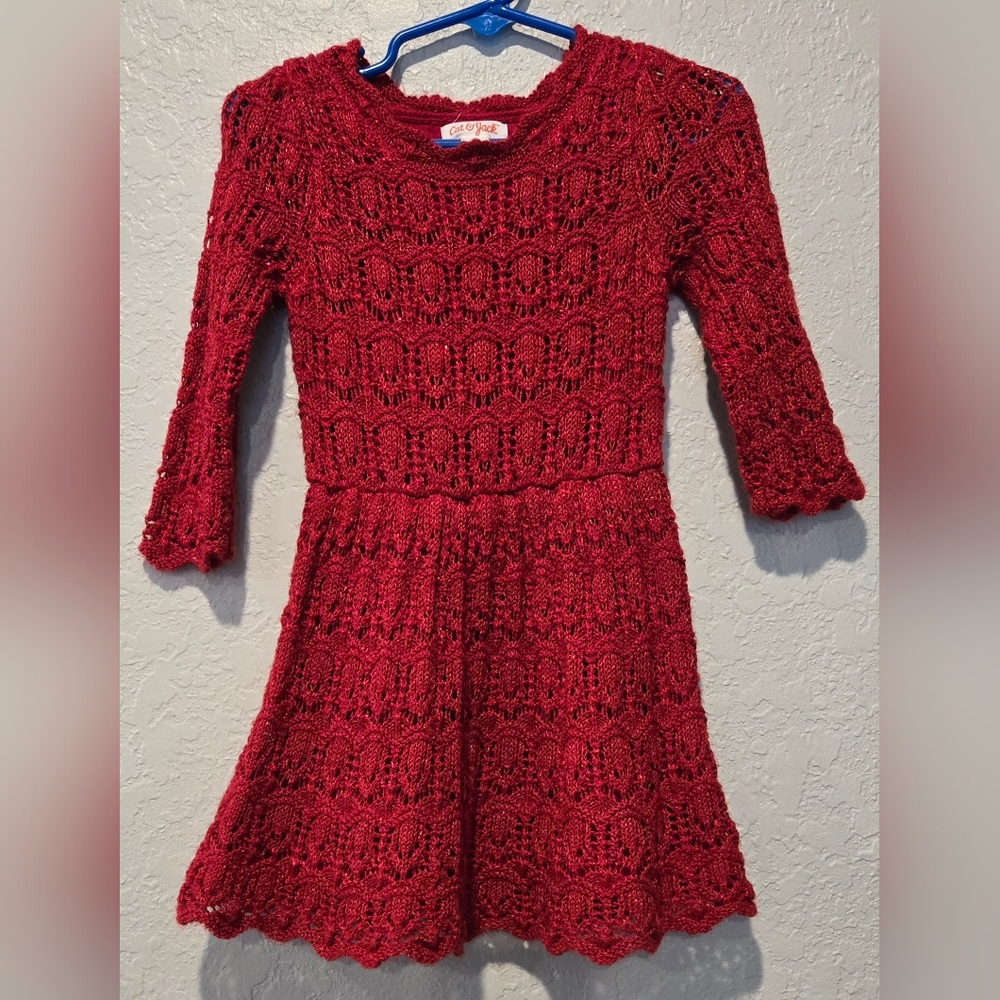 Sparkly Sweater Dress - 2T